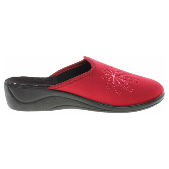 detail Dámske domáce papuče Rogallo 29612 vínová
