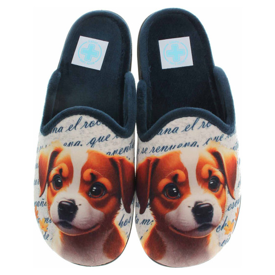 detail Dámske domáce papuče Medi Line 1519-025 marino