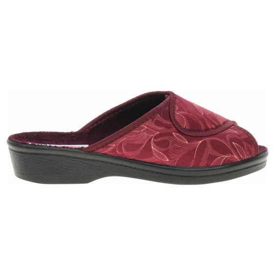 detail Dámske domáce papuče Rogallo 29832 vínová