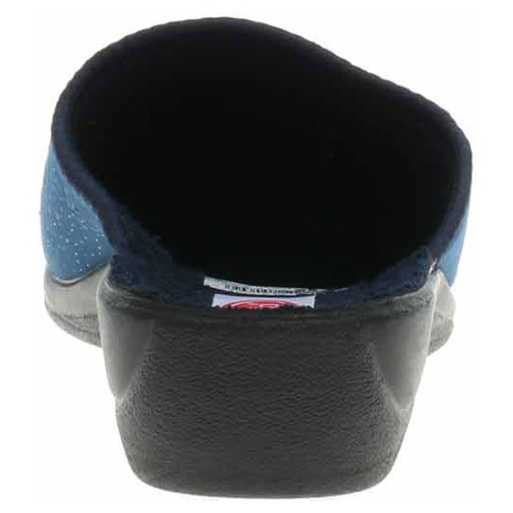 detail Dámske domáce papuče Rogallo 29784 modrá