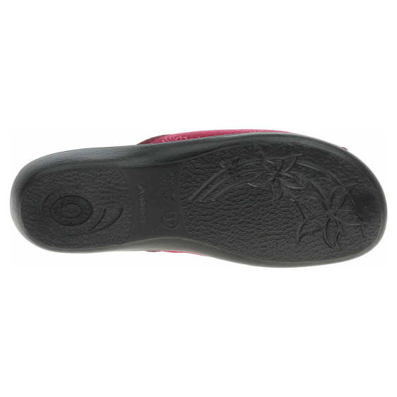 detail Dámske domáce papuče Rogallo 29783 vínová