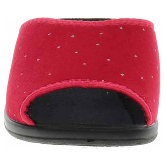 detail Dámske domáce papuče Rogallo 29861 červená