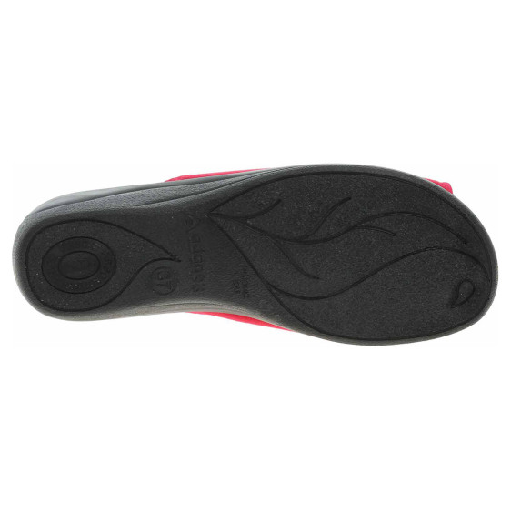 detail Dámske domáce papuče Rogallo 29861 červená