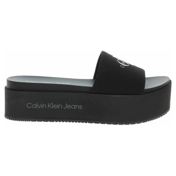 detail Dámske papuče Calvin Klein YW0YW01036 BDS Black