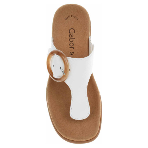 detail Dámske papuče Gabor 63.701.21 weiss