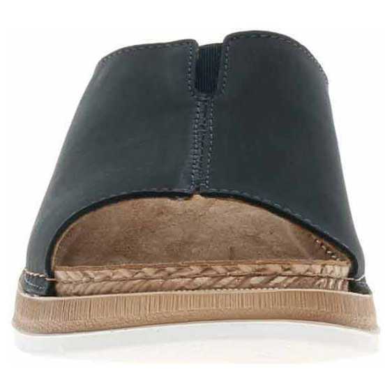 detail Dámske papuče Marco Tozzi 2-27903-42 navy nubuck