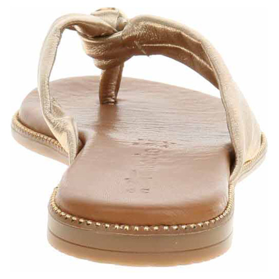 detail Dámske papuče Tamaris 1-27126-44 light gold