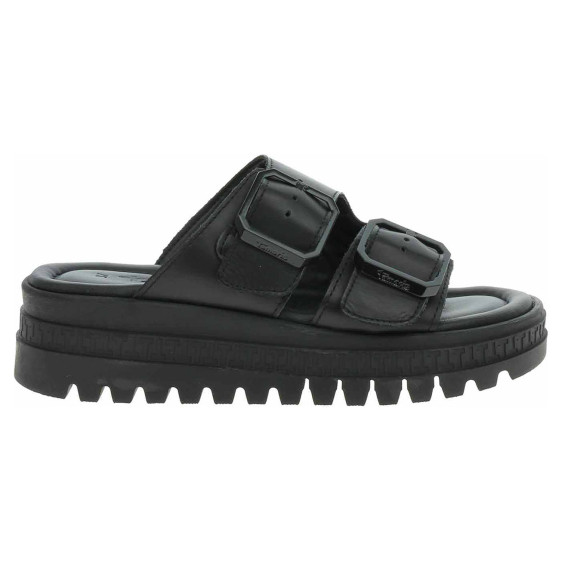 detail Dámske papuče Tamaris 1-27202-44 black leather