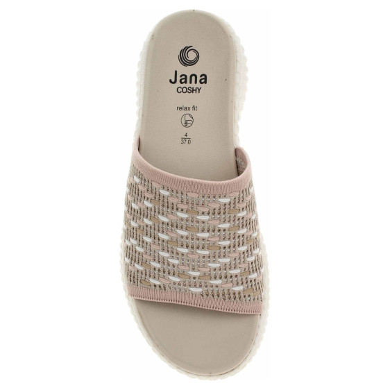 detail Dámske papuče Jana 8-27260-44 beige comb
