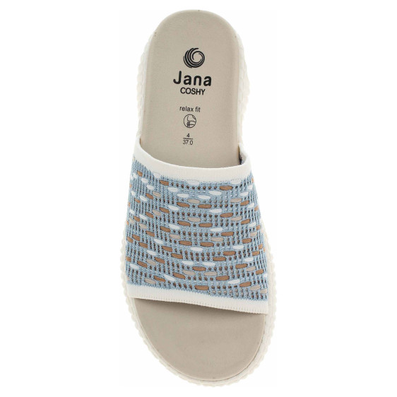 detail Dámske papuče Jana 8-27260-44 sky comb