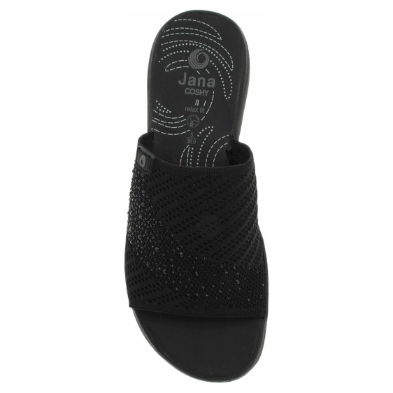 detail Dámske papuče Jana 8-27262-44 black