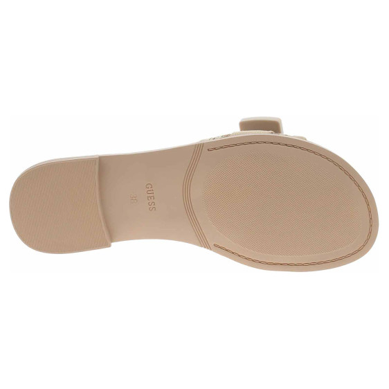 detail Dámske papuče Guess FLJELYLEL19-GOLD