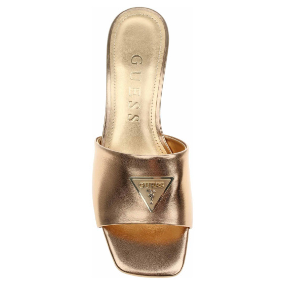 detail Dámske papuče Guess FLJLUSLEL03-BRONZ