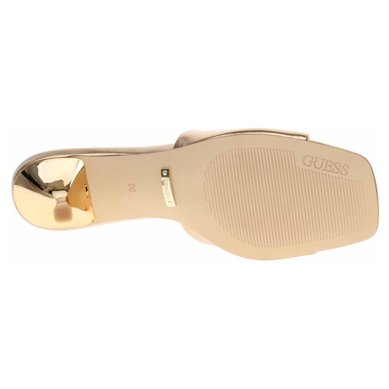 detail Dámske papuče Guess FLJLUSLEL03-BRONZ