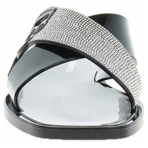 detail Dámske papuče Karl Lagerfeld KL80004S V0S black rubber w-silver