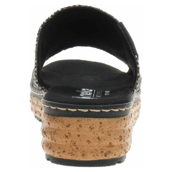 detail Dámske papuče Rieker 62768-90 schwarz
