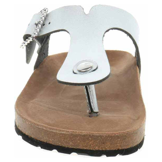 detail Dámske papuče Marco Tozzi 2-27402-44 silver