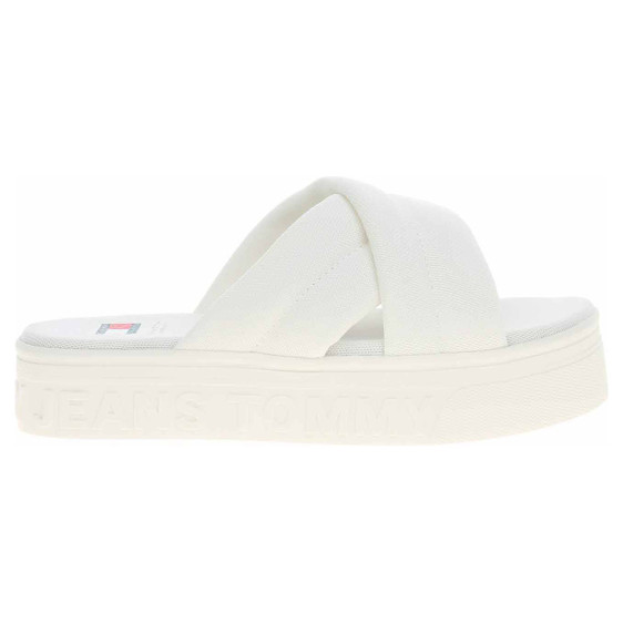 detail Dámske papuče Tommy Hilfiger EN0EN02465 Ecru