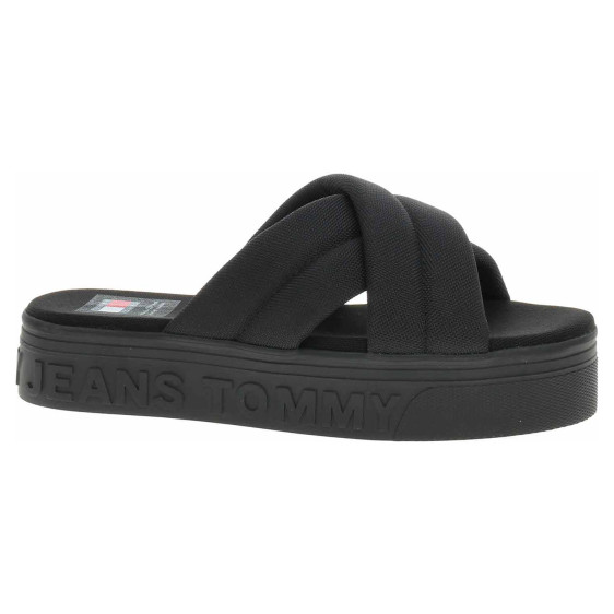detail Dámske papuče Tommy Hilfiger EN0EN02465 Black