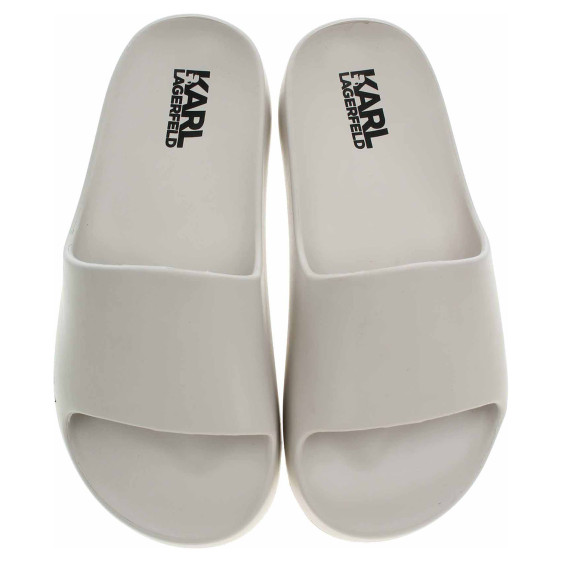 detail Dámske plážové papuče Karl Lagerfeld KL86000 VGT off white eco