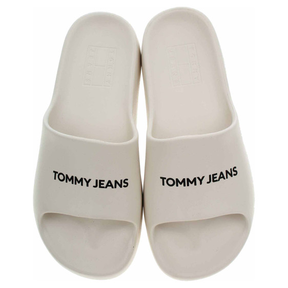 detail Plážové papuče Tommy Hilfiger EN0EN02454 ACG Newsprint