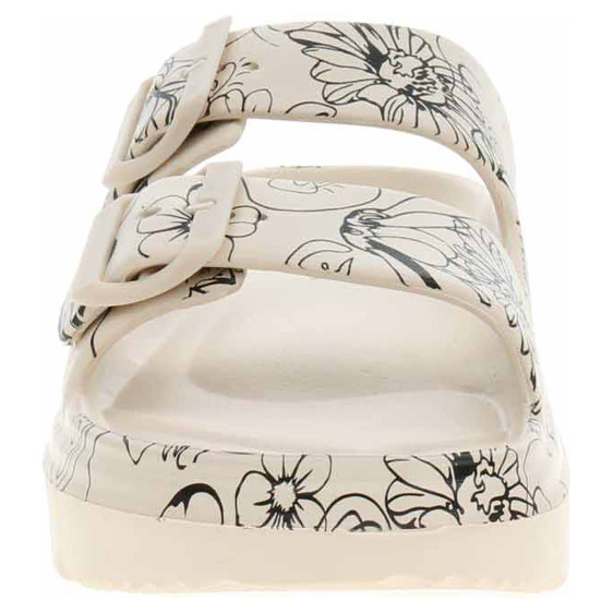 detail Dámske plážové papuče Laura Vita NUON 17 beige