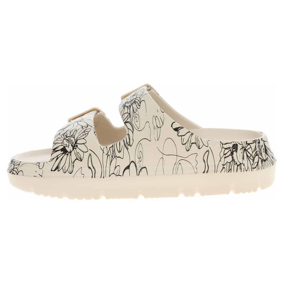 detail Dámske plážové papuče Laura Vita NUON 17 beige