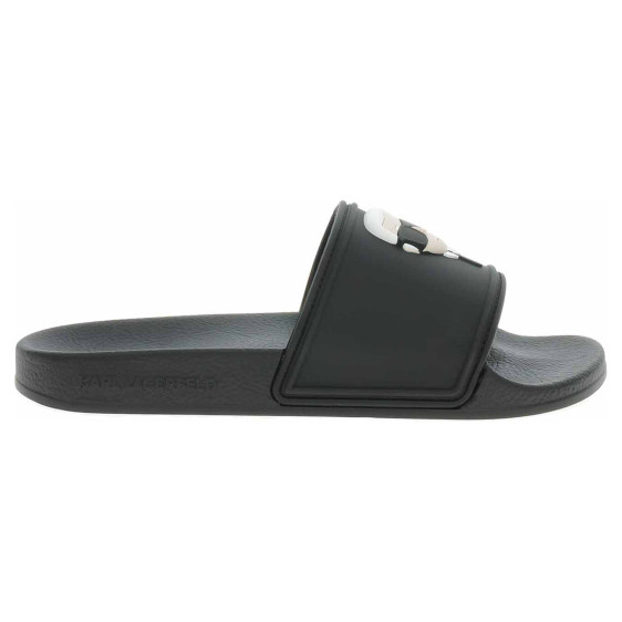 detail Karl Lagerfeld dámské plážové KL80905A V00 Black Rubber