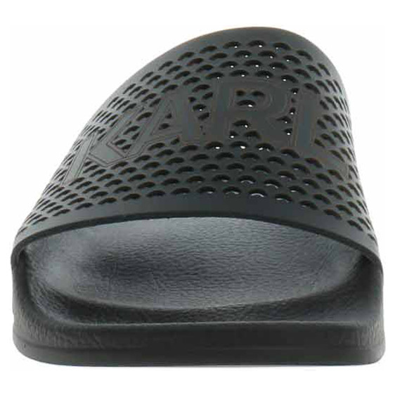 detail Dámske papuče Karl Lagerfeld KL80915 000 Black Lthr