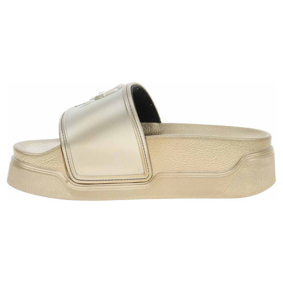 detail Karl Lagerfeld dámské plážové KL88819 VGD Gold Rubber