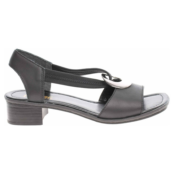 detail Dámske sandále Rieker 62662-01 schwarz