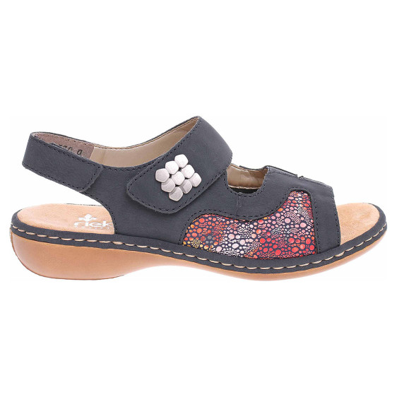 detail Dámske sandále Rieker 65989-14 blau