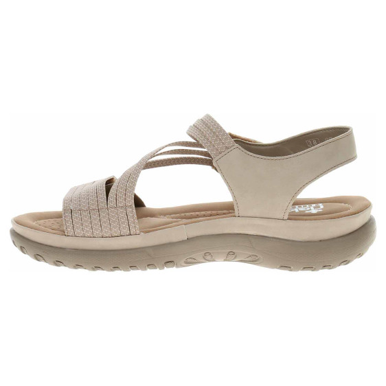 detail Dámske sandále Rieker 64870-62 beige