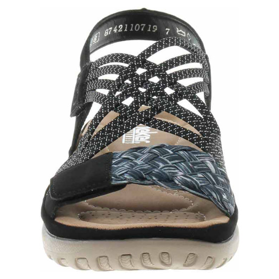 detail Dámske sandále Rieker 64889-00 schwarz