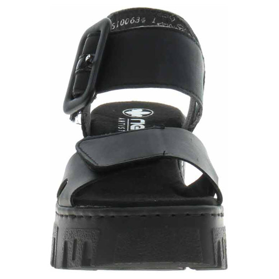 detail Dámske sandále Rieker 68050-00 schwarz