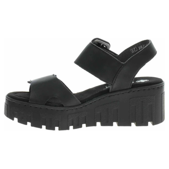 detail Dámske sandále Rieker 68050-00 schwarz