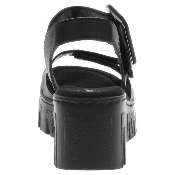 detail Dámske sandále Rieker 68050-00 schwarz