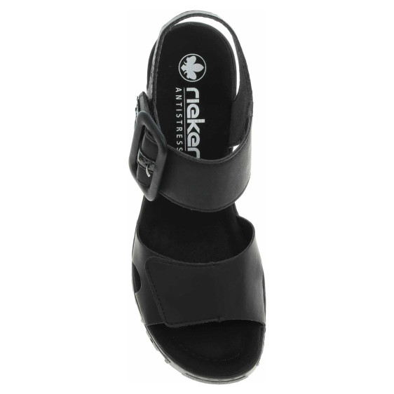 detail Dámske sandále Rieker 68050-00 schwarz