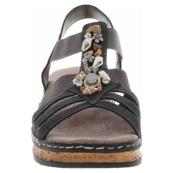 detail Dámske sandále Rieker 62949-45 grau