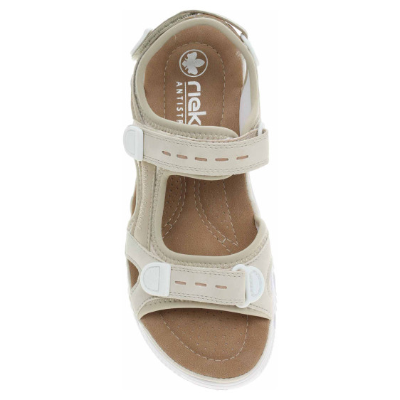 detail Dámske sandále Rieker 64074-60 beige