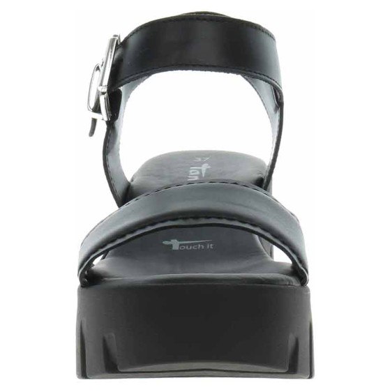 detail Dámske sandále Tamaris 1-28712-42 black leather