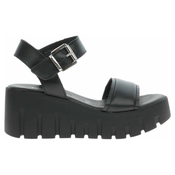 detail Dámske sandále Tamaris 1-28712-42 black leather