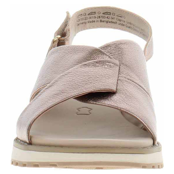 detail Dámske sandále Caprice 9-28703-42 taupe metallic