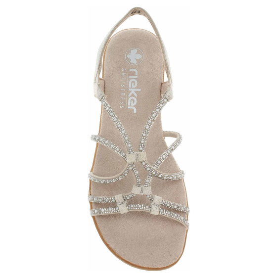 detail Dámske sandále Rieker 64270-60 beige