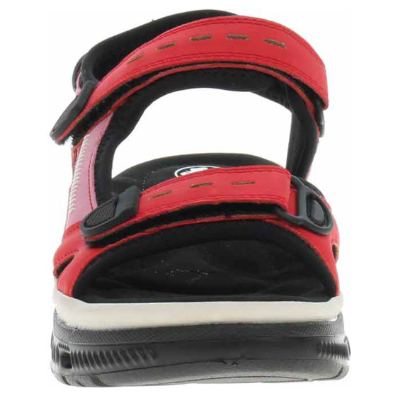 detail Dámske sandále Rieker 64074-33 rot kombi