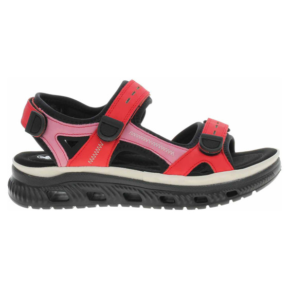 detail Dámske sandále Rieker 64074-33 rot kombi