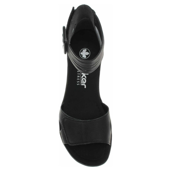 detail Dámske sandále Rieker 68194-00 schwarz