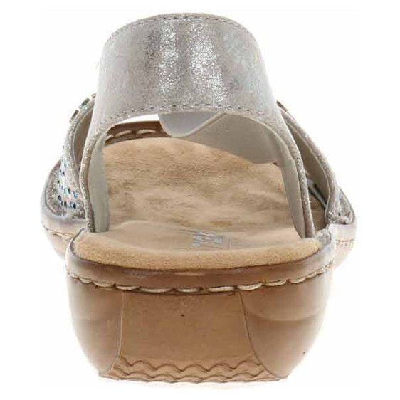 detail Dámske sandále Rieker 60880-90 metallic