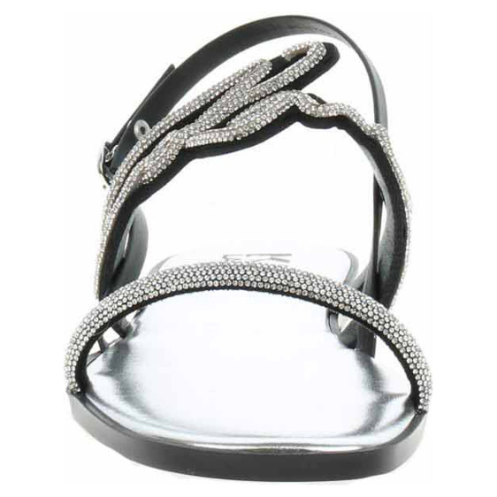 detail Dámske sandále Karl Lagerfeld KL87425 GSL heavy glitter silver