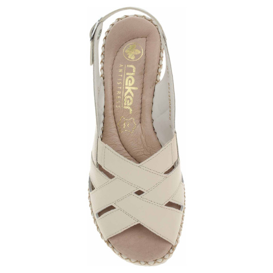 detail Dámske sandále Rieker 66189-60 beige
